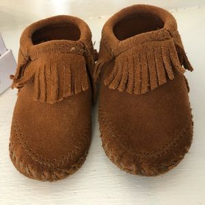 Minnetonka Riley Bootie Moccasins, Toddler sz. 4